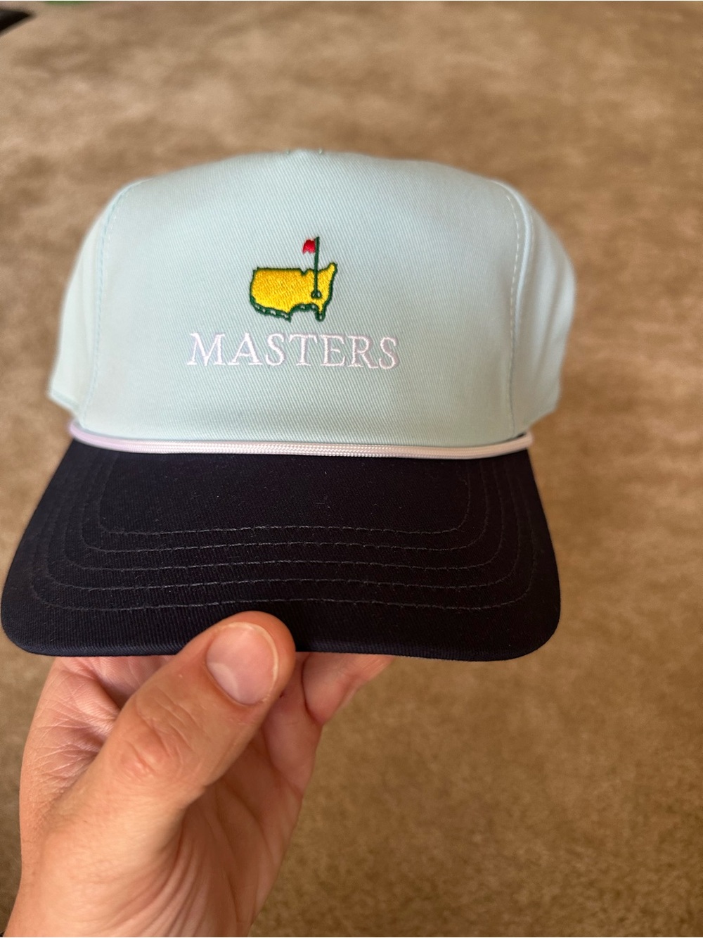 Masters Two-Tone Light Blue and Navy trucker Hat